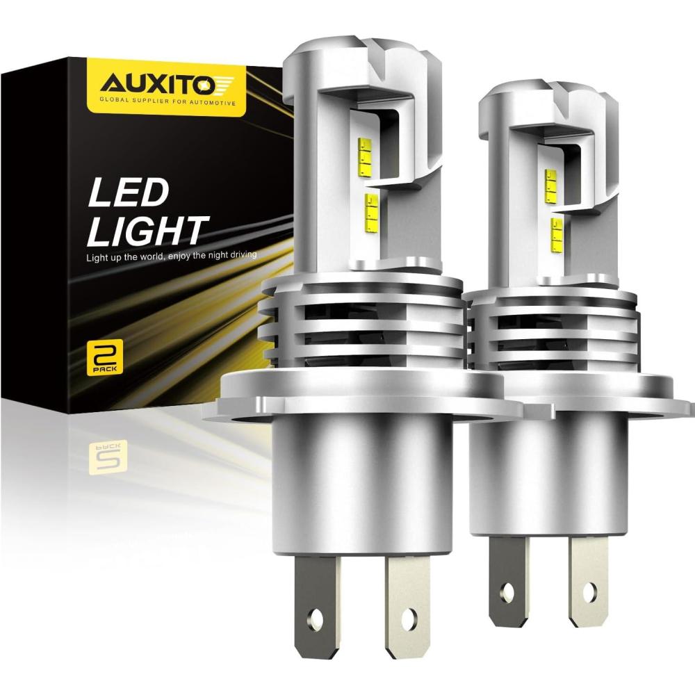 imageAUXITO H11 LED Bulbs 20000LM 100W Per Set 6000K Cool White H8 H9 LED Light Bulbs for Fog Lights Plug and Play Pack of 2 Q16H4