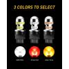imageAUXITO 1156 LED Bulbs Amber Yellow 400 Super Bright 7506 BA15S P21W LED Bulb with Projector for Front Rear LED Turn Signal Bulb DRL Marker Blinker Parking Lights Pack of 2Brilliant Red