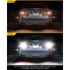 imageAUXITO 1156 LED Bulbs Amber Yellow 400 Super Bright 7506 BA15S P21W LED Bulb with Projector for Front Rear LED Turn Signal Bulb DRL Marker Blinker Parking Lights Pack of 2White