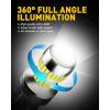 imageAUXITO 1157 LED Bulb White 400 Super Bright 2057 2357 7528 BAY15D LED Light Bulbs for Backup Reverse Signal Blinker Tail Parking DRL Brake Lights 6000K WhiteWhite