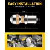 imageAUXITO 1157 LED Bulb White 400 Super Bright 2057 2357 7528 BAY15D LED Light Bulbs for Backup Reverse Signal Blinker Tail Parking DRL Brake Lights 6000K WhiteAmber Yellow