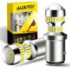 imageAUXITO 1157 LED Bulb White 400 Super Bright 2057 2357 7528 BAY15D LED Light Bulbs for Backup Reverse Signal Blinker Tail Parking DRL Brake Lights 6000K WhiteWhite