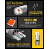 imageAUXITO 194 LED Bulbs White Super Bright 11 Size License Plate Light 168 2825 W5W T10 Error Free Car Bulbs for Dome Map Door Courtesy Side Marker Cornering Trunk Light Pack of 2Red