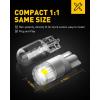 imageAUXITO 194 LED Bulbs White Super Bright 11 Size License Plate Light 168 2825 W5W T10 Error Free Car Bulbs for Dome Map Door Courtesy Side Marker Cornering Trunk Light Pack of 2White