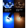 imageAUXITO 194 LED Bulbs for License Plate Light 168 175 2825 W5W T10 24SMD 3014 Chipsets 6000K White for Car Dome Door Map Dash Courtesy Cargo License Plate Lights Pack of 2Blue