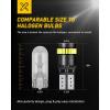imageAUXITO 194 LED Bulbs for License Plate Light 168 175 2825 W5W T10 24SMD 3014 Chipsets 6000K White for Car Dome Door Map Dash Courtesy Cargo License Plate Lights Pack of 2Xenon White