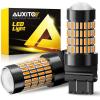 imageAUXITO 194 LED Light Bulb 6000K White 168 2825 W5W T10 Wedge 24SMD 3014 Chipsets LED Replacement Light Kit Error Free for Car Interior Dome Map Door License Courtesy Dash Lights Pack of 10Amber Yellow