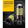 imageAUXITO 194 LED Light Bulb 6000K White 168 2825 W5W T10 Wedge 24SMD 3014 Chipsets LED Replacement Light Kit Error Free for Car Interior Dome Map Door License Courtesy Dash Lights Pack of 10White