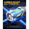 imageAUXITO 194 LED Light Bulb 6000K White 168 2825 W5W T10 Wedge 24SMD 3014 Chipsets LED Replacement Light Kit Error Free for Car Interior Dome Map Door License Courtesy Dash Lights Pack of 10White