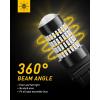 imageAUXITO 194 LED Light Bulb 6000K White 168 2825 W5W T10 Wedge 24SMD 3014 Chipsets LED Replacement Light Kit Error Free for Car Interior Dome Map Door License Courtesy Dash Lights Pack of 10Red