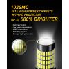 imageAUXITO 194 LED Light Bulb 6000K White 168 2825 W5W T10 Wedge 24SMD 3014 Chipsets LED Replacement Light Kit Error Free for Car Interior Dome Map Door License Courtesy Dash Lights Pack of 10White