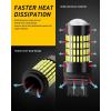 imageAUXITO 194 LED Light Bulb 6000K White 168 2825 W5W T10 Wedge 24SMD 3014 Chipsets LED Replacement Light Kit Error Free for Car Interior Dome Map Door License Courtesy Dash Lights Pack of 10White
