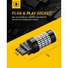 imageAUXITO 194 LED Light Bulb 6000K White 168 2825 W5W T10 Wedge 24SMD 3014 Chipsets LED Replacement Light Kit Error Free for Car Interior Dome Map Door License Courtesy Dash Lights Pack of 10Red
