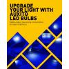 imageAUXITO 194 LED Light Bulb Blue 168 2825 W5W T10 Wedge 14SMD LED Replacement Bulbs for Car Dome Map Door License Plate Lights Dash Instrument Bulbs Pack of 10Blue