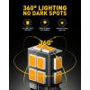 imageAUXITO 194 LED Light Bulb Blue 168 2825 W5W T10 Wedge 14SMD LED Replacement Bulbs for Car Dome Map Door License Plate Lights Dash Instrument Bulbs Pack of 10Yellow