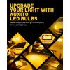 imageAUXITO 194 LED Light Bulb Blue 168 2825 W5W T10 Wedge 14SMD LED Replacement Bulbs for Car Dome Map Door License Plate Lights Dash Instrument Bulbs Pack of 10Yellow