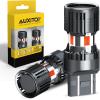 imageAUXITO 2025 Latest CANBUS 7440 7443 LED Bulbs Amber Yellow with Builtin Resistor Anti Hyper Flash 7440NA 7441 7444 7444NA W21W WY21W Error Free LED Front Rear Turn Signal Lights Pack of 2Red