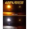 imageAUXITO 2025 Latest CANBUS 7440 7443 LED Bulbs Amber Yellow with Builtin Resistor Anti Hyper Flash 7440NA 7441 7444 7444NA W21W WY21W Error Free LED Front Rear Turn Signal Lights Pack of 2AmberWhite