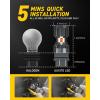 imageAUXITO 2025 Latest CANBUS 7440 7443 LED Bulbs Amber Yellow with Builtin Resistor Anti Hyper Flash 7440NA 7441 7444 7444NA W21W WY21W Error Free LED Front Rear Turn Signal Lights Pack of 2Amber Yellow