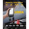 imageAUXITO 6000A Jump Starter ampamp AUXITO Tire Inflator Portable Air Compressor