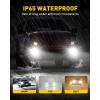 imageAUXITO 881 LED Fog Light Bulbs 16000LM 500 Super Brighter 10 Years Lifespan Wireless 11 Size PlugnPlay 100 Perfect Installation 886 889 H28 888 894 896 898 LED Bulbs Canbus Ready Pack of 29006HB4