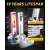 imageAUXITO 881 LED Fog Light Bulbs 16000LM 500 Super Brighter 10 Years Lifespan Wireless 11 Size PlugnPlay 100 Perfect Installation 886 889 H28 888 894 896 898 LED Bulbs Canbus Ready Pack of 2881889896