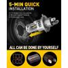 imageAUXITO 9003 LED Bulb H4 Bulbs 44000LM Brighter UltraBright Plug N Play Long Lifespan No Flicker 99 Compatibility 2PCS9003H4