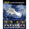 imageAUXITO 9003 LED Bulb H4 Bulbs 44000LM Brighter UltraBright Plug N Play Long Lifespan No Flicker 99 Compatibility 2PCS9006HB4