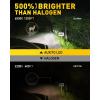 imageAUXITO 9003 LED Bulb H4 Bulbs 44000LM Brighter UltraBright Plug N Play Long Lifespan No Flicker 99 Compatibility 2PCSH7