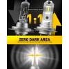 imageAUXITO 9003 LED Bulb H4 Bulbs 44000LM Brighter UltraBright Plug N Play Long Lifespan No Flicker 99 Compatibility 2PCSH7