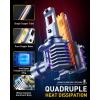 imageAUXITO 9005 9006 Light Bulb Combo 60000LM 6500K Cool White Mini Size No Adapter Needed CANbus Ready 4 Pack90059006