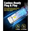 imageAUXITO 9005 Bulbs 40000LM Ultra Bright 6500K Cool White 11 Halogen Size 9005HB3 Light Bulbs with Cooling Fan Plug and Play CANbus Ready No Flicker Pack of 290059006