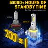 imageAUXITO 9005 H11 Fog Light Bulbs 50000ML Per Set 6500K Cool White without Cooling Fan PlugNPlay 120W Pack of 49005H11