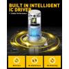 imageAUXITO 9005 H11 Fog Light Bulbs 50000ML Per Set 6500K Cool White without Cooling Fan PlugNPlay 120W Pack of 49008 H13