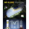 imageAUXITO 9005 LED Bulbs HB3 Light 6500K Daylight White UltraBright 60W Fanless Fog Light BulbTrue 11 Size PlugNPlay Pack of 29006HB4