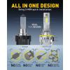 imageAUXITO 9005 LED Bulbs HB3 Light 6500K Daylight White UltraBright 60W Fanless Fog Light BulbTrue 11 Size PlugNPlay Pack of 2H11B