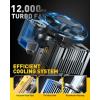 imageAUXITO 9005 Light Bulbs 50000LM 1000 Brighter 6500K Cool White HB3 Light with Fan LED Fog Light 30 Years Lifespan CANbus Ready No Flicker Pack of 2D8S