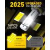 imageAUXITO 9005H B3 Light Bulb 30000LM 900 6500K Cool White Fanless Automotive Fog Light Bulbs Pack of 2