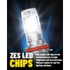 imageAUXITO 9005H8H9HB3H1I Fog Light Bulbs 6500K Cool White 600 Brighter PlugandPlay Pack of 49004HB1
