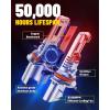 imageAUXITO 9005H8H9HB3H1I Fog Light Bulbs 6500K Cool White 600 Brighter PlugandPlay Pack of 49004HB1