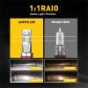 imageAUXITO 9005H8H9HB3H1I Fog Light Bulbs 6500K Cool White 600 Brighter PlugandPlay Pack of 49005 9006 HB3 HB4