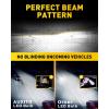 imageAUXITO 9005H8H9HB3H1I Fog Light Bulbs 6500K Cool White 600 Brighter PlugandPlay Pack of 4H13 9008 Bulbs