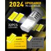 imageAUXITO 9005HB3 ampamp 9006HB4 Light Bulbs Combo 6500K Cool White Fog Lights Cooling Fan Nonpolarity Pack of 4H13