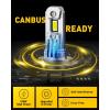imageAUXITO 9005HB3 ampamp 9006HB4 Light Bulbs Combo 6500K Cool White Fog Lights Cooling Fan Nonpolarity Pack of 4H7