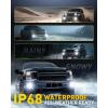 imageAUXITO 9006 LED Fog Light Bulbs 3000K Amber Yellow 11 Mini Size HB4 9006 Yellow LED Fog Light Bulbs 360 Full IlluminationPack of 2Cool White