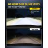 imageAUXITO 9006 LED Fog Light Bulbs 3000K Amber Yellow 11 Mini Size HB4 9006 Yellow LED Fog Light Bulbs 360 Full IlluminationPack of 2Cool White