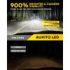 imageAUXITO 9007 Light Bulbs 6500K Cool White 40000LM Per Set HB5 Halogen Raplacement Fog Lights with Fan Wireless Plug and Play Canbus Ready Pack of 29005H11