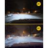 imageAUXITO 9007 Light Bulbs 6500K Cool White 40000LM Per Set HB5 Halogen Raplacement Fog Lights with Fan Wireless Plug and Play Canbus Ready Pack of 29005H11