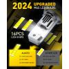 imageAUXITO 9007 Light Bulbs 6500K Cool White 40000LM Per Set HB5 Halogen Raplacement Fog Lights with Fan Wireless Plug and Play Canbus Ready Pack of 29007