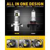 imageAUXITO 9007HB5 LED Light Bulbs 27000LM 700 Brighter Canbus Ready Wireless HB5 9007 Plug and Play Halogen Replacements Light Kit Pack of 29008